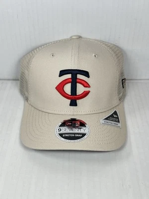 New Era Minnesota Twins MLB 9SEVENTY Trucker Adjustable Stretch Snap Hat Cap - Image 1 of 4