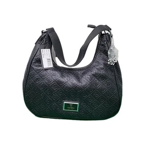 Handbag GUESS Reama Satchel Bag Coal Ladies Chic Stylish - Picture 1 of 12