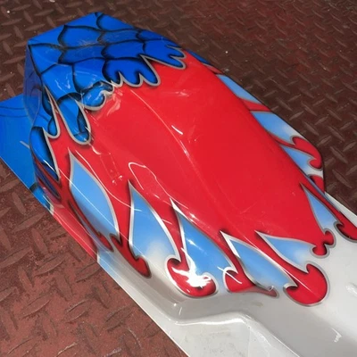  OFNA HOBAO Ultra MBX LX Comp Body red/ blue Hyper Dragon 9.5 Pirate - Image 1 of 4