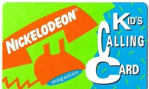 Nickelodeon Magazine Mott's Kid's Calling Card Phone Card THE CARD IS EXPIRED - Picture 1 of 2