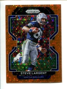 Panini Prizm Orange Disco Prizm #51 2021 Steve Largent 🏈 Salón de la fama - Imagen 1 de 3