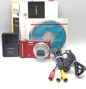 Panasonic Lumix DMC-TZ7 10.1 Mega Pixels Red Compact Digital Camera From Japan - Picture 1 of 10