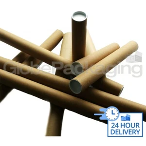 20x RULLI TUBI POSTALI A1 630mm x 45mm (25") +TAPPI FINALI - Foto 1 di 6