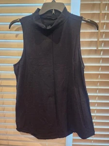 Torrid Women’s Turtleneck Shirt Tank Solid Black Sleeveless Size 3 - Picture 1 of 2