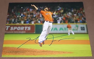 MIKE FIERS SIGNED NO HITTER 11x14 inch PHOTO HOUSTON ASTROS AUTO BASEBALL - Picture 1 of 1
