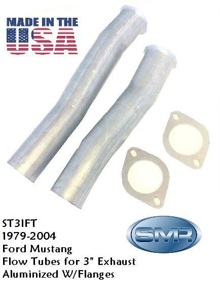 Tubos de flujo de escape 3" 3,00 FORD MUSTANG tubo intermedio tubo medio 1979-2004 Foto 1 de 1