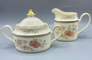 1977 Minton Jasmin Zucker und Milchkännchen Set NEUWERTIG, Hochzeit Porzellan - Bild 1 von 24