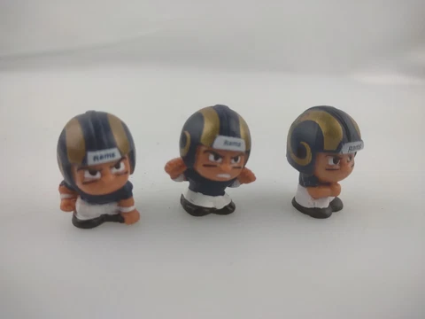Lot of 3 NFL Teenymates Los Angeles Rams   Figure Cover