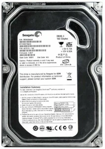 Disque Dur Seagate DB35.3 160GB 7200U/Min 2MB Ata Ide ST3160215ACE 3.5 " Pouces - Photo 1/3