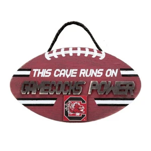 South Carolina Gamecocks Sign Wood Football Power Design - Picture 1 of 1