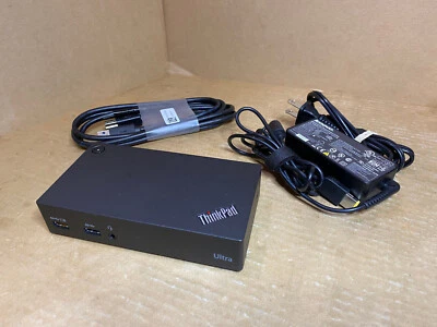Lenovo ThinkPad DK1523 USB 3.0 Ultra Dock Type 40A8 #03X7131 with Power Adapter - Bild 1 von 4
