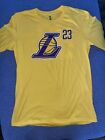 Nba Lebron James Los Angeles Lakers Yellow T-Shirt #23 - Size: Youth Xl (18-20)