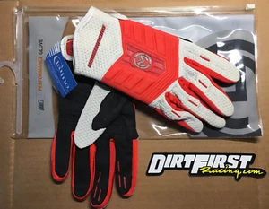 NOS Moose Racing M1 Gloves Red Orange Mens Medium Glove Moto MX ATV Off Road - Picture 1 of 1
