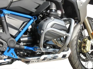 Paramotore Crash Bars HEED BMW R 1200 GS LC (2013 - 2018) - Basic argento - Foto 1 di 4
