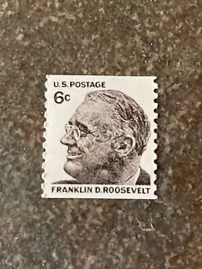 Vintage Unused USPS Franklin D. Roosevelt 6 Cent Stamp - Picture 1 of 3