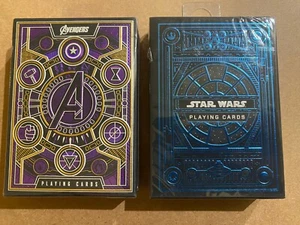 Theory 11 Playing Cards Star Wars Blue and Avengers (Lot Of 2) New*** - Picture 1 of 2