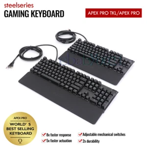 Steelseries APEX PRO TKL / APEX PRO mecánico con cable para juegos teclado reposamuñecas - Imagen 1 de 20