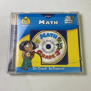 Math Grade 3 -  On Track Software - Scholastic Clubs & Fairs CD - Picture 1 of 4