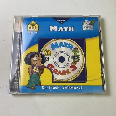 Math Grade 3 -  On Track Software - Scholastic Clubs & Fairs CD - Image 1 of 4
