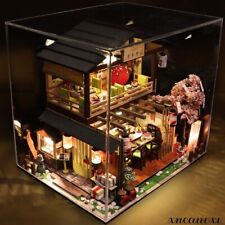 Japanese style dollhouse miniature music box acrylic plate kit DIY assembly