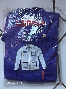 ARBEITSJACKE JACKE KITTEL BERUF DIN61501 ROYAL BLAU LANG 48 BLAUMANN KFZ BAU   - Bild 1 von 2