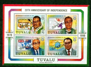 TUVALU – 1998 – INDEPENDENCE 20TH ANN.– VF  **  - Bild 1 von 1