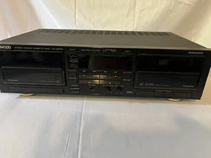 Kenwood KX-W8010 Dual Cassette Deck Tape Recorder Dubbing HiFi Stereo Japan - Picture 1 of 7