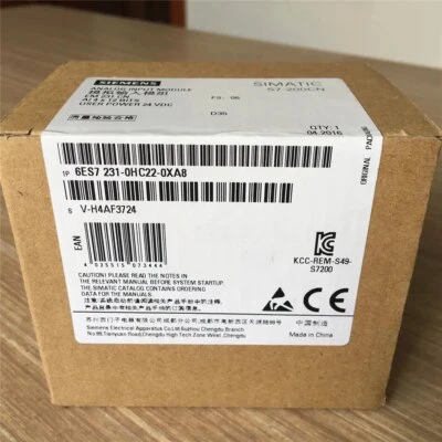 Siemens 6ES7231-0HC22-0XA8 6ES7 231-0HC22-0XA8 PLC Module New Free Shipping .A0 - Image 1 of 2