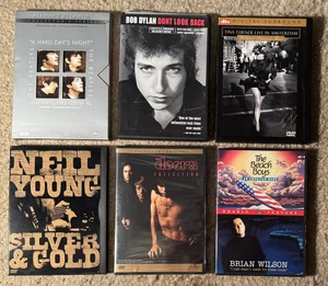 Concert DVD Lot of 5 -  Bob Dylan / Tina Turner / Neil Young / Doors / Beatles - Picture 1 of 3