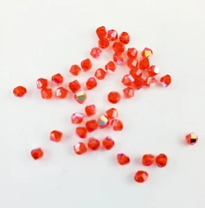 Swarovski Crystal Beads 5328 HYACINTH AB Faceted Bicones 3mm (24) - Picture 1 of 1