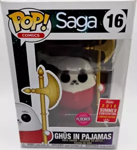Funko Pop! GHÜS IN PAJAMAS #16 Flocked 2018 SDCC Summer Exclusive Saga Ghus - Imagen 1 de 8