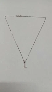 Girocollo Greta Argento 925 Ciondolo Lettera L GCGR0000L - Picture 1 of 2