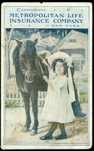 TRADE CARD - METROPOLITAN LIFE INSURANCE - Picture 1 of 2