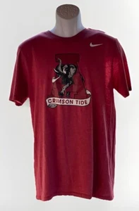 Alabama Crimson Tide Nike T-Shirt Men’s Medium Ncaa Red Regular Fit - Picture 1 of 4