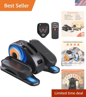 Elíptica debajo del escritorio para personas mayores - Velocidades ajustables y control remoto - Compacta Foto 1 de 4