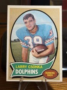 1970  Topps #162 Larry CSONKA Centered Sharp Good Color - Picture 1 of 2