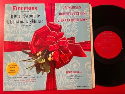 Firestone Presents Your Favorite Christmas Music том 6 пластинка моно праздник M- - Изображение 1 из 4