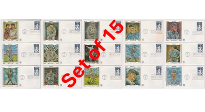 TurtlesTradingPost- Babe Ruth- 1983 FDC #2046 Zaslow Set of 15 Different Cachets - Image 1 of 4