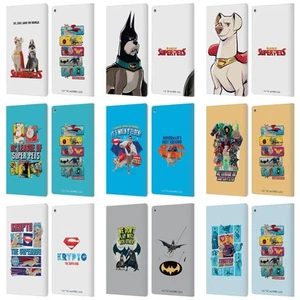OFFICIAL DC LEAGUE OF SUPER PETS GRAPHICS LEATHER BOOK CASE FOR AMAZON FIRE - Picture 1 of 15