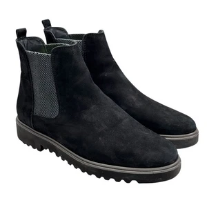 Bota Chelsea Paul Green Vienna con tacos Reino Unido 6,5 EE. UU. 9 para mujer de cuero negro - Imagen 1 de 14