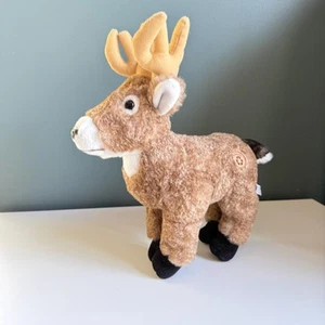 Niedlicher großer Bock Hirsch Stofftier 12 Zoll - umweltfreundlich {gebraucht} - Bild 1 von 10