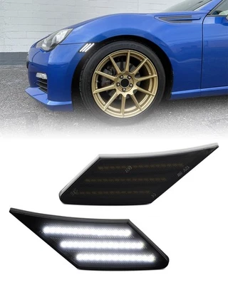 For 2013-2020 Subaru BRZ Scion FR-S Toyota 86 LED Side Marker Turn Signal Light Foto 1 de 4