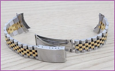 Pulseira Jubileu Original Rolex 20mm 62523H18 18K/SS Tamanho Completo 22 Links 455B Extremidade - Imagem 1 de 4