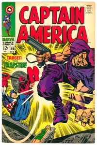 Captain America, #108, (1968) Silver! Cover Jack Kirby, Estimated grade FN+  ⭑ - Picture 1 of 3