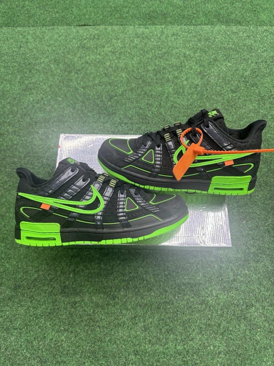 オフホワイト×ナイキエアーラバーダンク \"Black/Green Strike\" Nike Air Rubber Dunk Off-White Green Strike Men's - CU6015-001 - US
