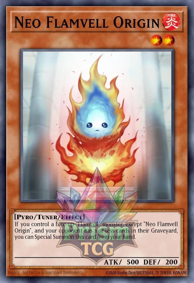 Neo Flamvell Origin super rare HA04-EN031 Yugioh - Image 1 of 1
