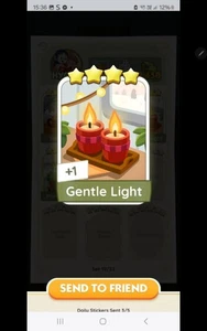 Monopoly Go Cards Gentle Light - Picture 1 of 1