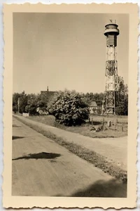 Paysage route pylone maison - photo ancienne an. 1950 - Picture 1 of 1