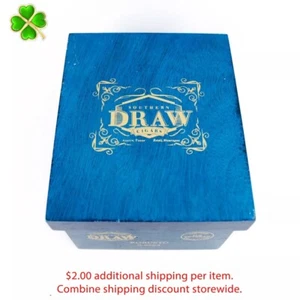 Southern Draw Robusto Jacobs Ladder Empty Wood Cigar Box 6" x 5" x 4" - Picture 1 of 12