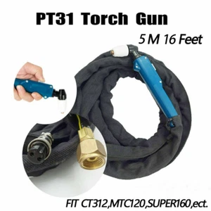 PT31 Plasma Cutter Torch Elbow Head 5M/16Ft Fit For CUT-40/50 CT-312 - Picture 1 of 10